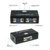 JideTech VGA Video Splitter 1 to 2 controls ports