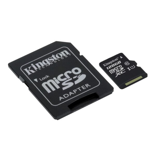 Kingston 128GB Micro SD Card With Adapter – Microsdxc UHS-1 Top