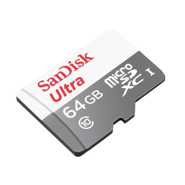 SanDisk Ultra 64GB Micro SD Card With Adapter – Micro SDXC UHS-1