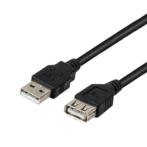 Xtech XTC305 USB 2.0 A-Male to A-Female 10 Inch Cable Both Ends