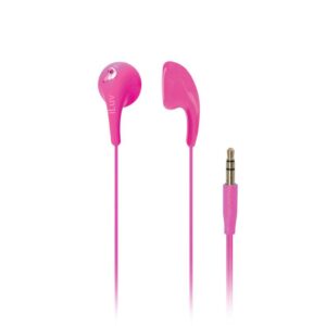 iLuv Bubble Gum 2 3.5mm Jelly Type Stereo Earbuds Pink