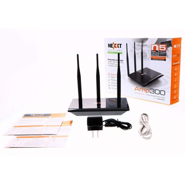 Nexxt Amp300plus Wireless N Broadband Router In the Box