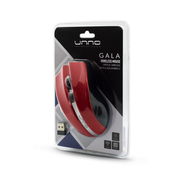 Gala Wireless Mouse Package - Red