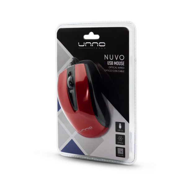 Nuvo USB Mouse – Red Package