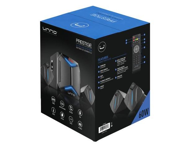 Speaker Prestige 2.1 60W BT - Black Package