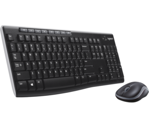 Logitech MK270 Keyboard and Mouse Combo Slant
