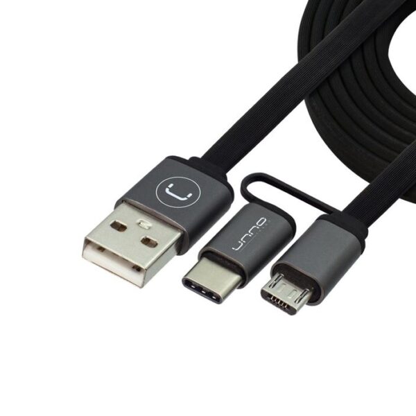 2 IN 1 TYPE C and MICRO USB CABLE 3 FT