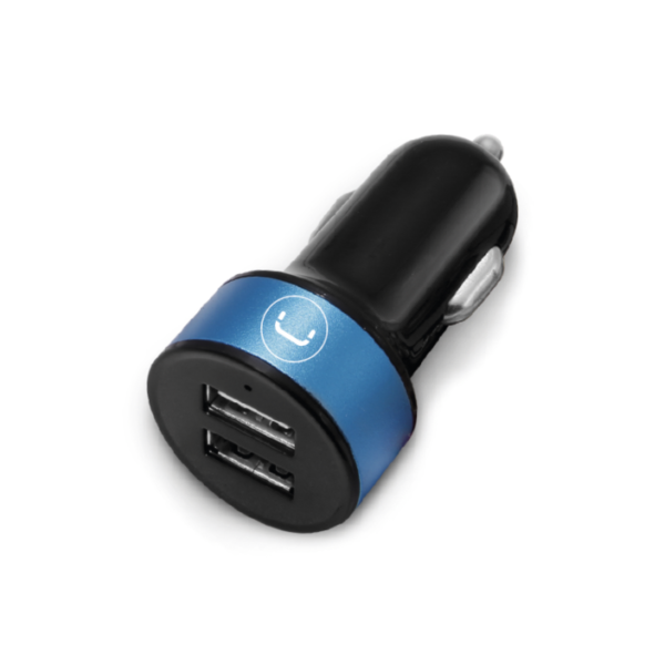 DUAL PORT USB CAR CHARGER 2.1A