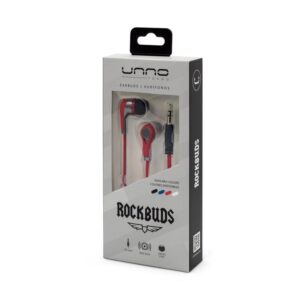 ROCKBUDS 3.5MM EARBUDS Red Package