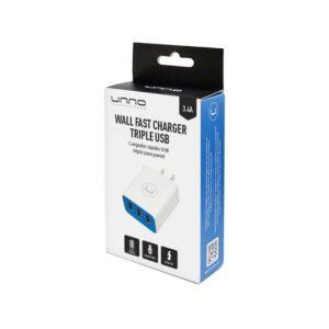 WALL CHARGER TRIPLE USB 3.4A Package