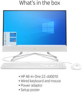 HP 22 inch All in One Desktop Computer 7