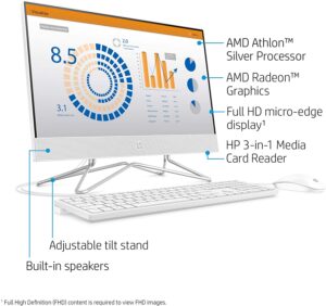 HP 22 inch All in One Desktop Computer 8