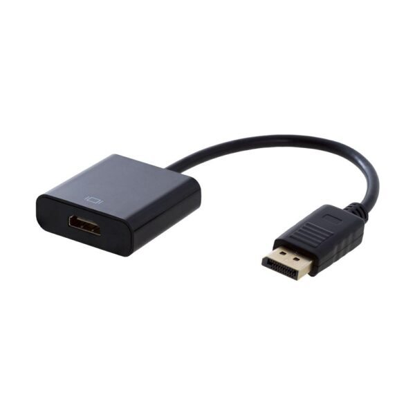 DISPLAYPORT MALE TO HDMI FEMALE CABLE 6IN