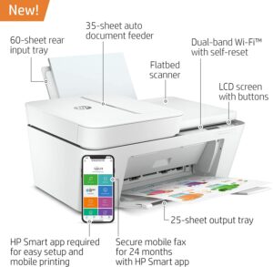 HP DeskJet 4155e All in One Wireless Color Printer 2