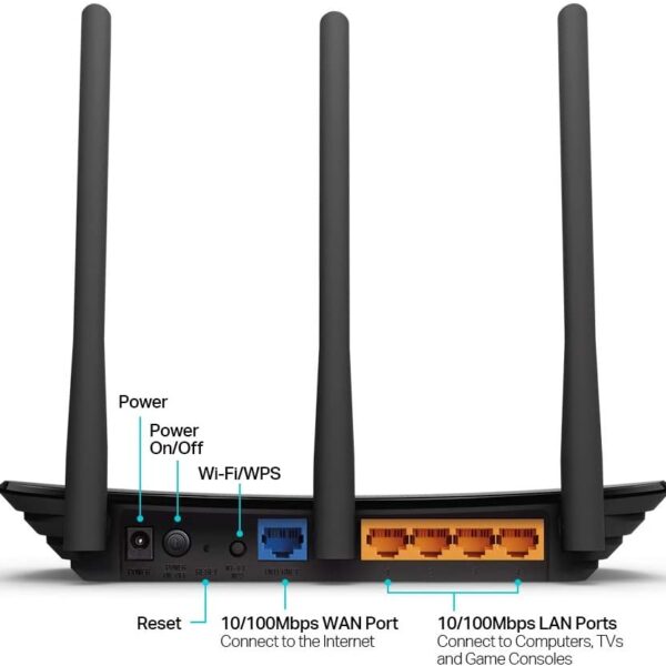 TP Link N450 WiFi Router for Home TL WR940N 3