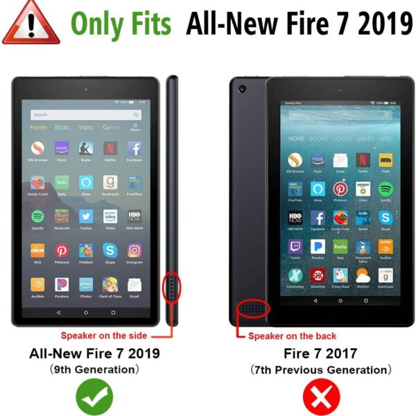 Fintie Slim Case forAmazon Fire 7 Tablet 9th Generation 3