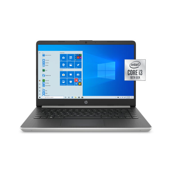 HP 14 Laptop Intel Core i3 1005G1 4 GB SDRAM 128 GB M.2 Solid State Drive Natural Silver 14 DQ1037wm 0