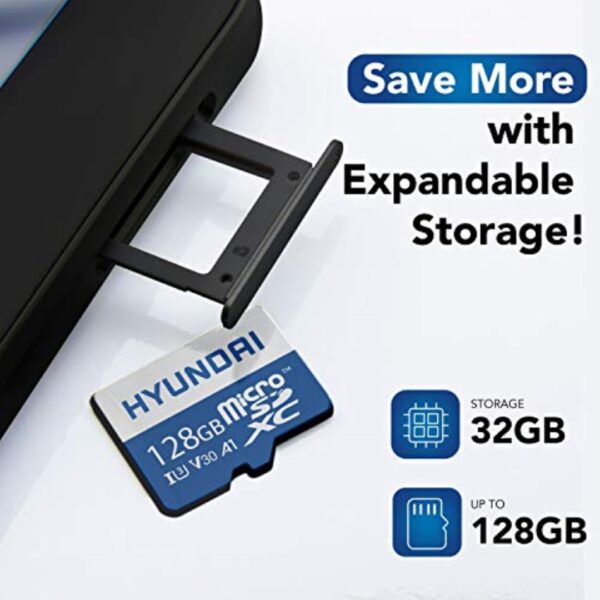 Hyundai HyTab Plus 10.1 IPS HD Tablet Quad Core Processor 2GB RAM 32GB Storage Dual Camera WiFi Android 10 Go Edition Black 5