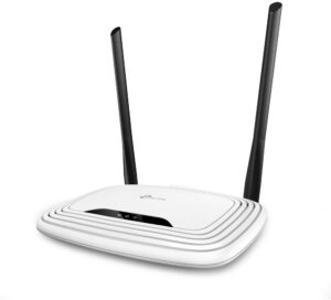 TP Link N300 Wireless Extender Wi Fi Router TL WR841N 2 x 5dBi High Power Antennas Supports Access Point WISP Up to 300Mbps 1