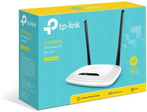 TP Link N300 Wireless Extender Wi Fi Router TL WR841N 2 x 5dBi High Power Antennas Supports Access Point WISP Up to 300Mbps 5