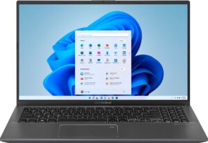 ASUS Vivobook 15.6 Laptop Intel 10th Gen i3 8GB Memory 256GB PCIE SSD Slate Grey 1