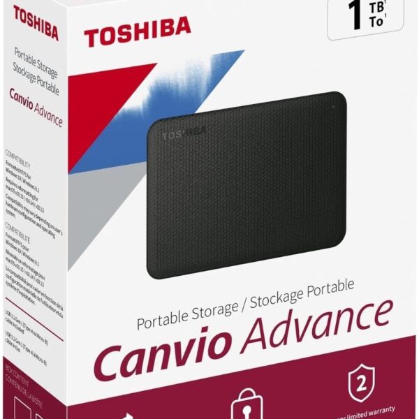 Toshiba Canvio Advance 1TB Portable External Hard Drive USB 3.0 Black HDTCA10XK3AA 11