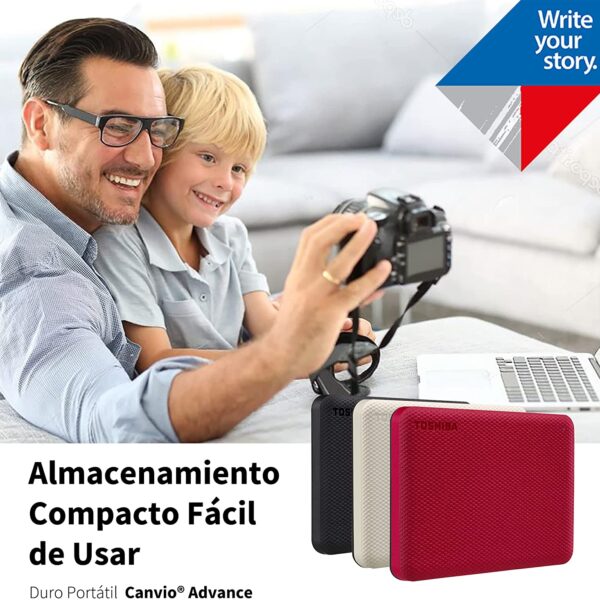 Toshiba Canvio Advance 1TB Portable External Hard Drive USB 3.0 Black HDTCA10XK3AA 13
