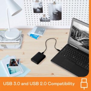 WD 2TB Elements Portable External Hard Drive HDD USB 3.0 Compatible with PC Mac PS4 Xbox WDBU6Y0020BBK WESN 2
