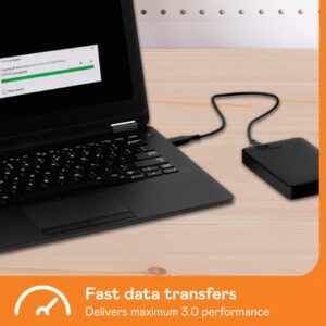 WD 2TB Elements Portable External Hard Drive HDD USB 3.0 Compatible with PC Mac PS4 Xbox WDBU6Y0020BBK WESN 3