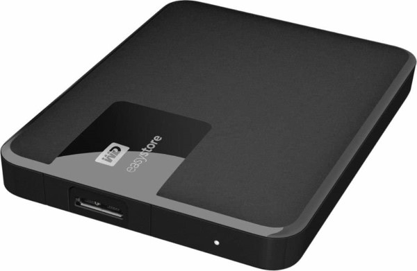 Western Digital WD Easystore 4TB External USB 3.0 Portable Hard Drive Black WDBKUZ0040BBK WESN 3