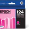EPSON T124 DURABrite Ultra Ink Standard Capacity Magenta Cartridge T124320 S for Select Epson Stylus and Workforce Printers 0