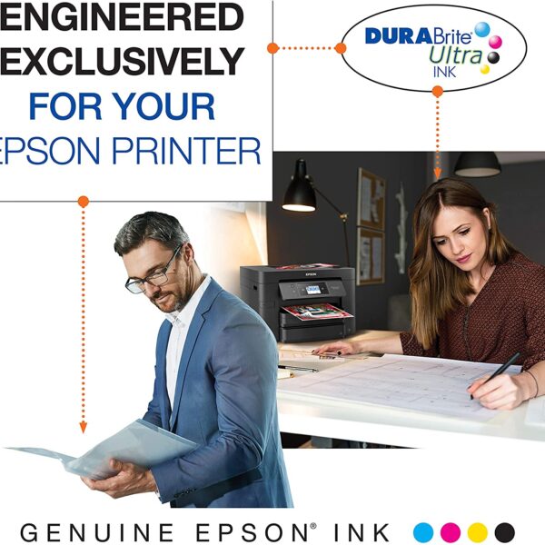EPSON T124 DURABrite Ultra Ink Standard Capacity Magenta Cartridge T124320 S for Select Epson Stylus and Workforce Printers 4