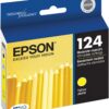 EPSON T124 DURABrite Ultra Ink Standard Capacity Yellow Cartridge T124420 for Select Epson Stylus and Workforce Printers 0