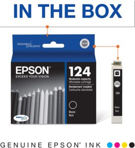Epson T124120 S DURABrite Ultra Black Moderate Capacity Cartridge Ink 1