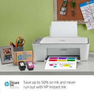HP DeskJet 2755 Wireless All in One Printer Mobile Print Scan Copy HP Instant Ink Ready Works with Alexa 3XV17A 6