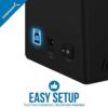 SABRENT USB 3.0 to SATA I II III Dual Bay External Hard Drive Docking Station 3