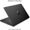 HP 14 Laptop AMD Athlon Silver 4GB Memory 128GB SSD Jet Black 1
