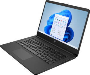 HP 14 Laptop AMD Athlon Silver 4GB Memory 128GB SSD Jet Black 4