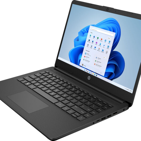 HP 14 Laptop AMD Athlon Silver 4GB Memory 128GB SSD Jet Black 4