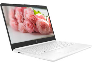 HP Laptop 14 HD LCD Intel Celeron N4120 64GB eMMC 4GB RAM Windows 11 Home S mode Snowflake White 14 DQ0052DX 4