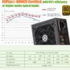 Power Supply 500W 80 Plus Bronze Certified PSU 2