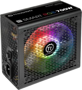Thermaltake Smart RGB 700W 80 256 Color RGB Fan Power Supply 2