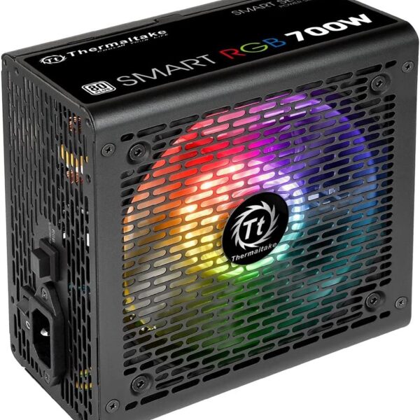 Thermaltake Smart RGB 700W 80 256 Color RGB Fan Power Supply 2