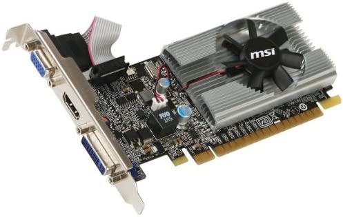 MSI Geforce 210 1024 MB DDR3 PCI Express 2.0 Graphics Card MD1G D3 2