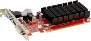 VisionTek Radeon 5450 2GB DDR3 DVI I HDMI VGA Graphics Card 900861Black Red 0