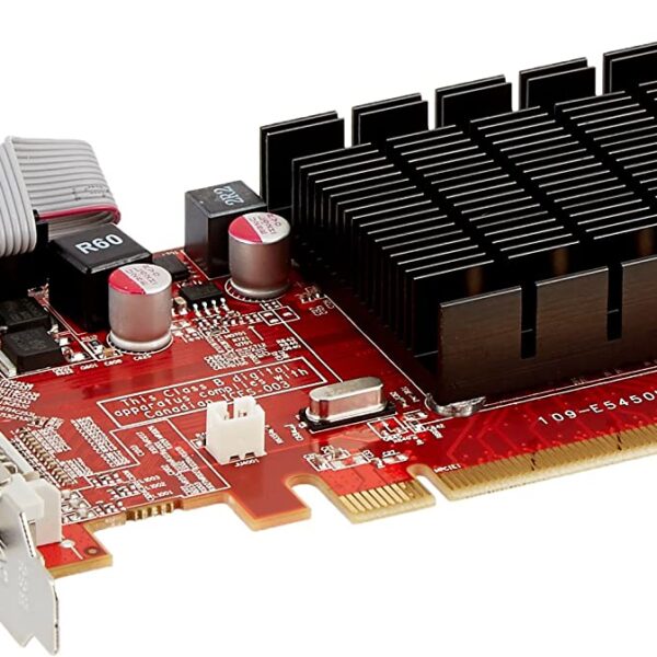 VisionTek Radeon 5450 2GB DDR3 DVI I HDMI VGA Graphics Card 900861Black Red 0