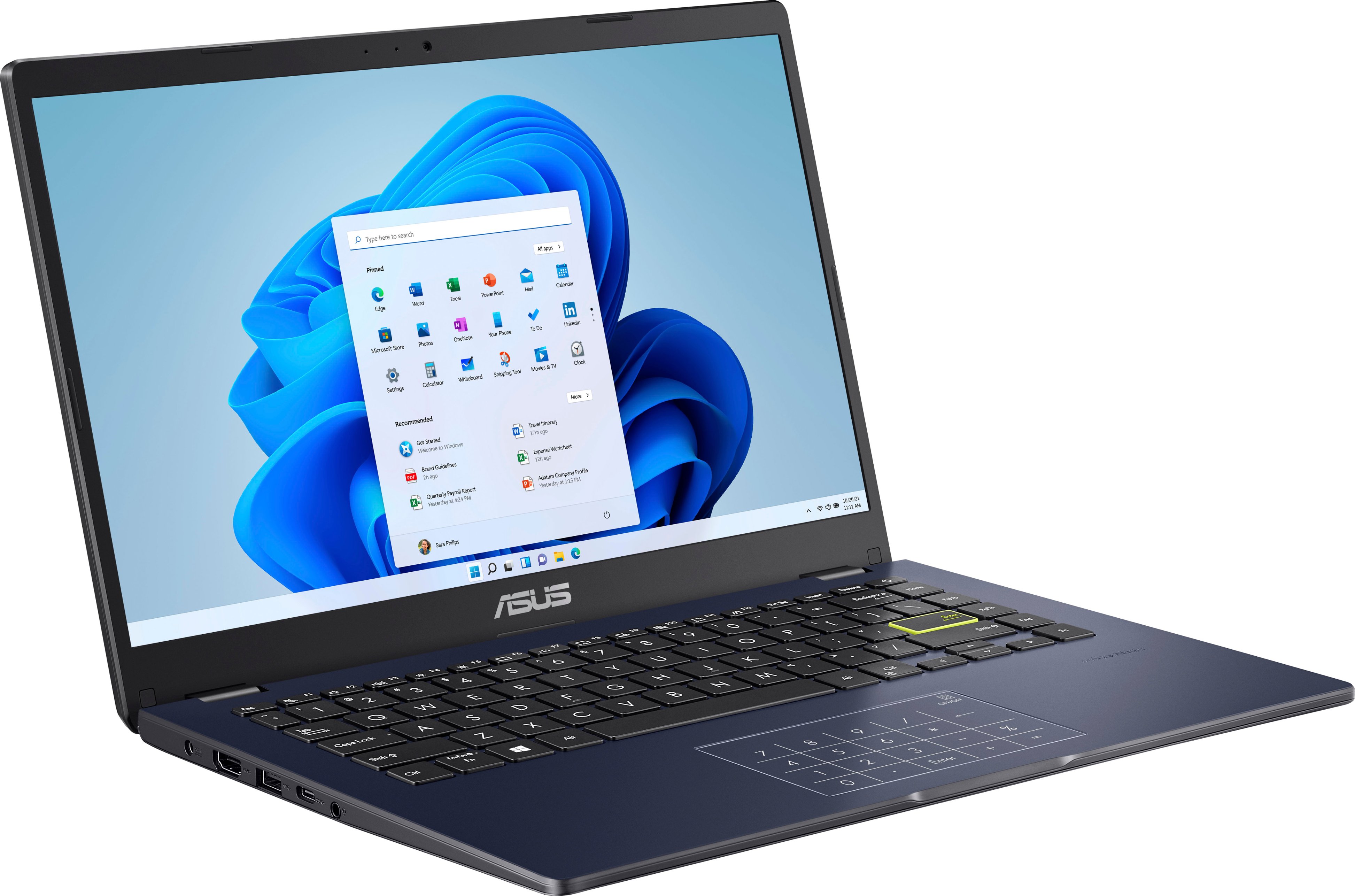 ASUS 14.0 Inch Laptop Intel Celeron N4500 4GB Memory 128GB eMMC 4