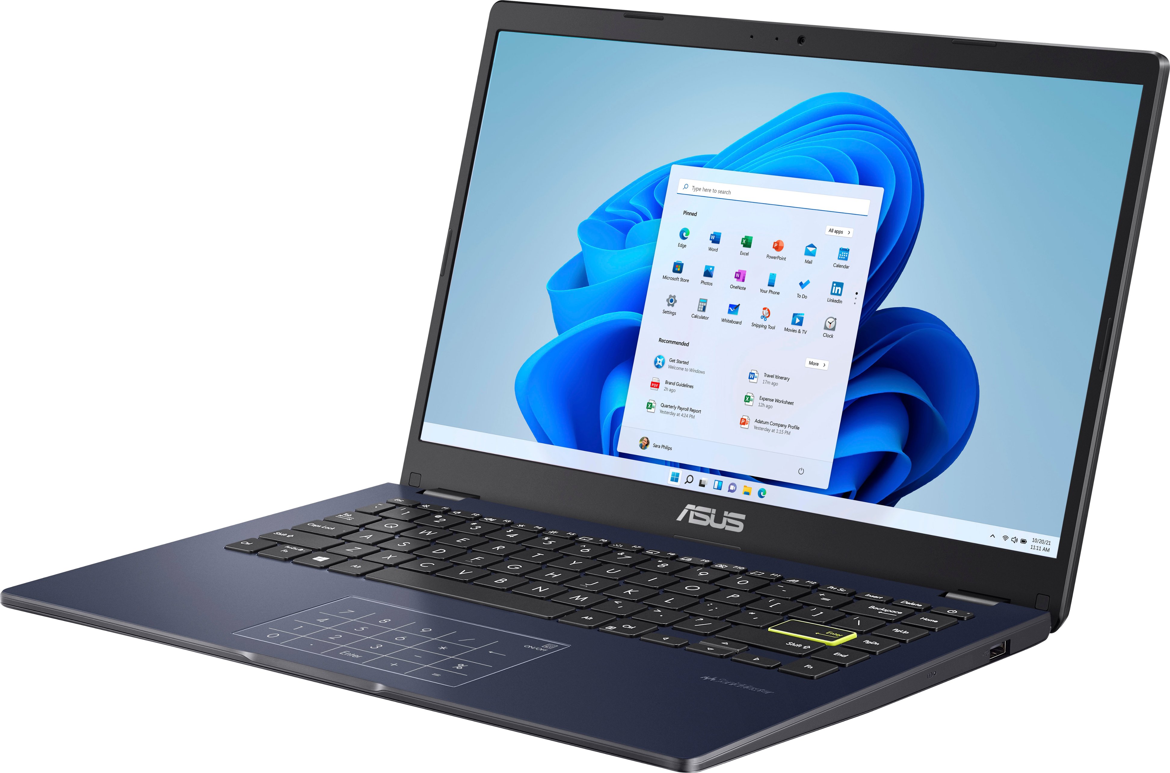 ASUS 14.0 Inch Laptop Intel Celeron N4500 4GB Memory 128GB eMMC 5