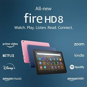 All new Amazon Fire HD 8 tablet 8 HD Display 32 GB 30 faster processor designed for portable entertainment 2022 release Black 0