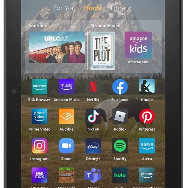 All new Amazon Fire HD 8 tablet 8 HD Display 32 GB 30 faster processor designed for portable entertainment 2022 release Black 1